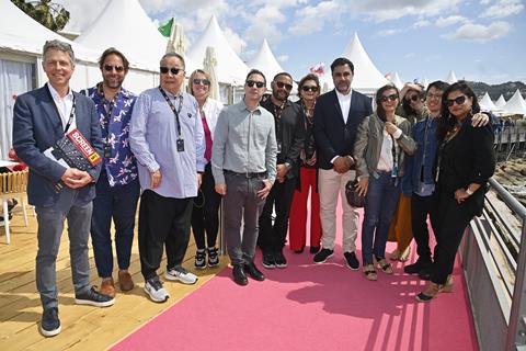 Guests join the Saudi Film Commission for a Screen International roundtable in Cannes Theo Wood
